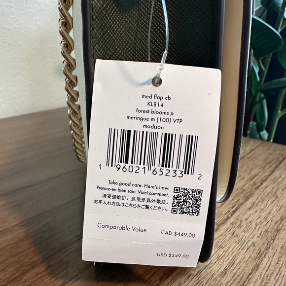 NWT - Kate Spade Madison Floral Medium Convertible Crossbody - Picture 5 of 10